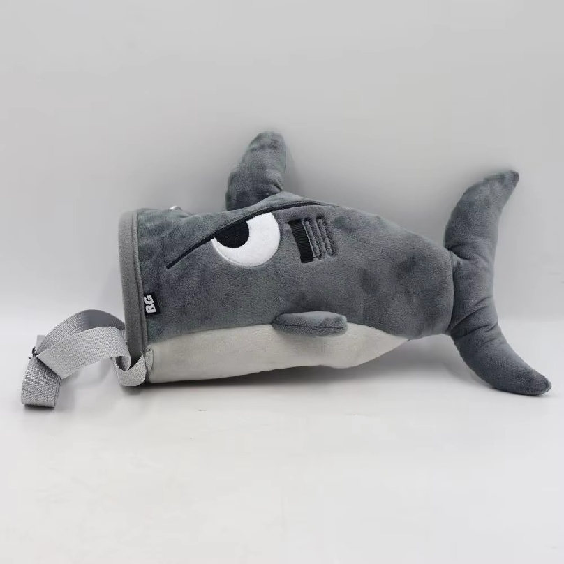 Chalk Bag Bouldering - 1個入り。かわいいサメ/ナマケモノのデザインのチョークバッグ。ロッククライミングやアウトドアスポーツに最適。防水仕様で、ハイキングやボルダリングにも使える滑り止め付きのチョークバッグ。