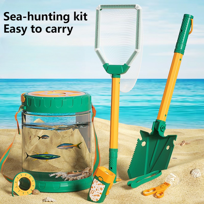 Outdoor Adventure With Kids - 子供のための海のおもちゃセット,アウトドアアドベンチャーツール,カニクリップ,ビーチ機器,親子のおもちゃ