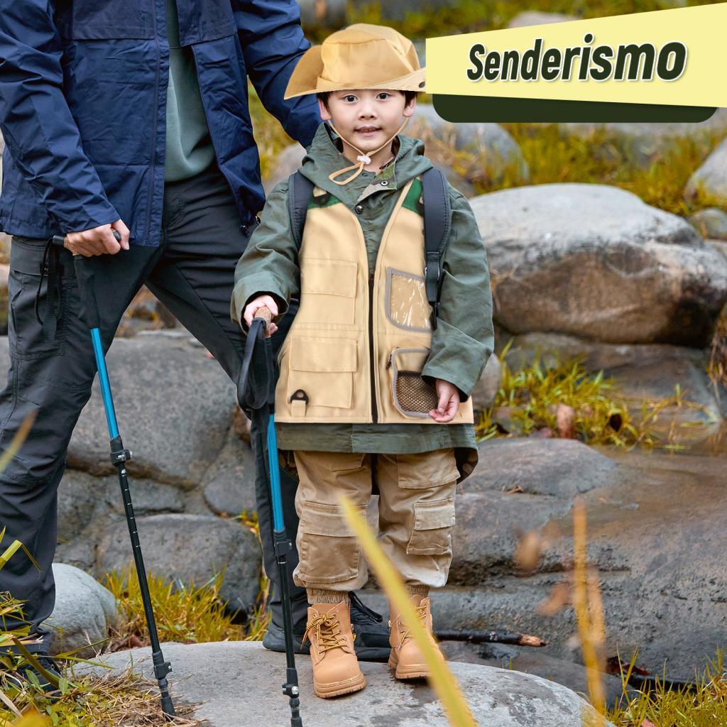 Zoo Outdoor Adventure Set - アウトドアアドベンチャーキット、裏庭探検家コスチュームと仮装、古生物学者、動物園の飼育員用