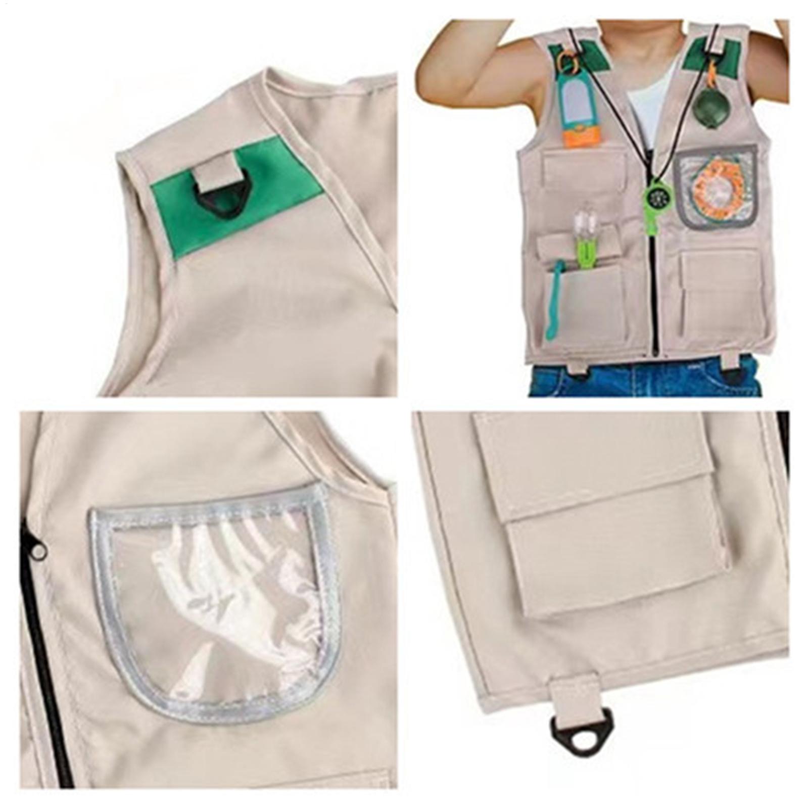 サファリキッズアウトドアエクスプローラーキット、カーゴベスト - Outdoor Adventure Girl のレビューと価格