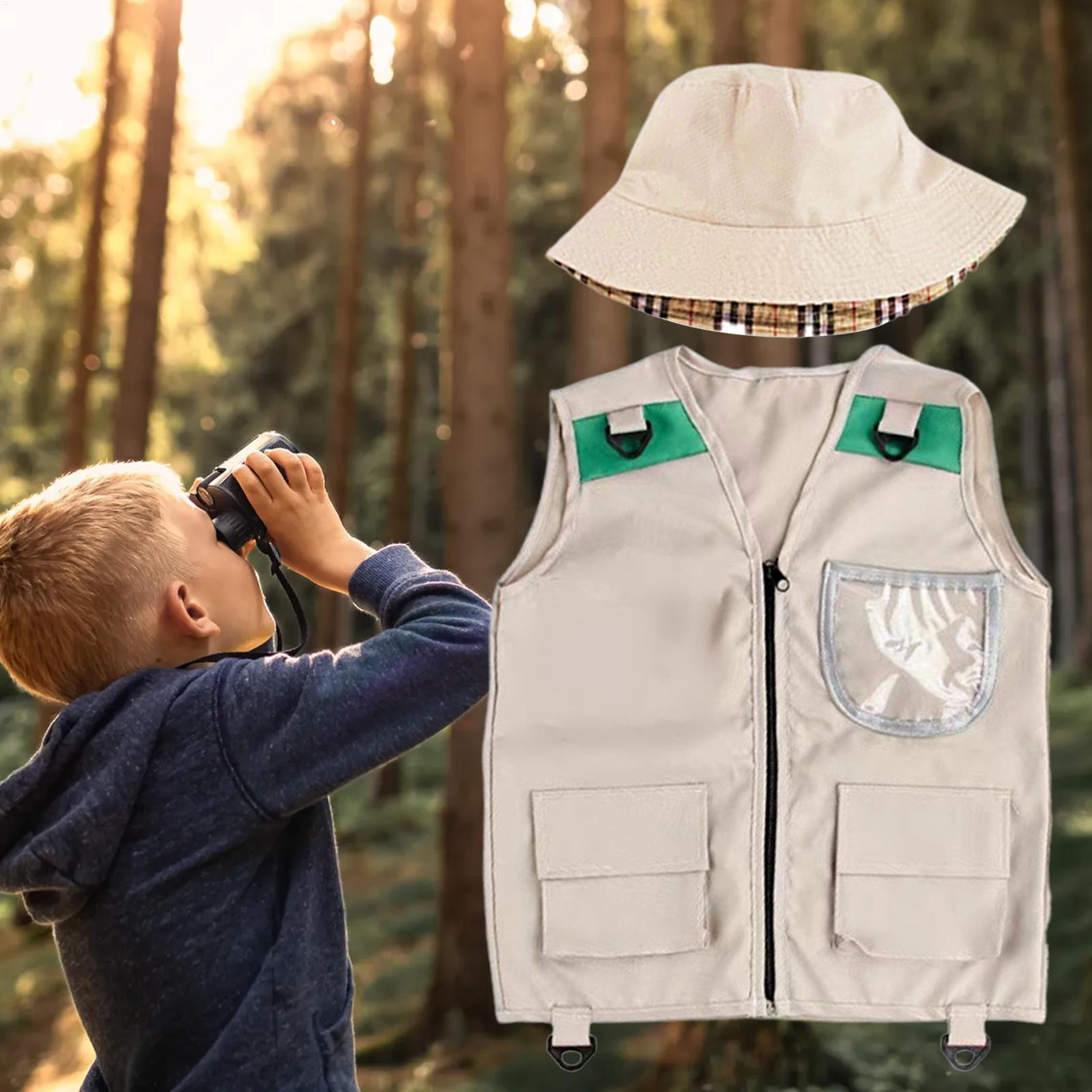 サファリキッズアウトドアエクスプローラーキット、カーゴベスト - Outdoor Adventure Girl のレビューと価格
