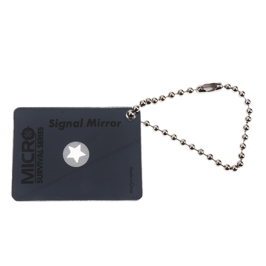 緊急用屋外信号ミラー。アクリル製反射板。ボートやハイキングな - Signal Mirror Rescue のレビューと価格