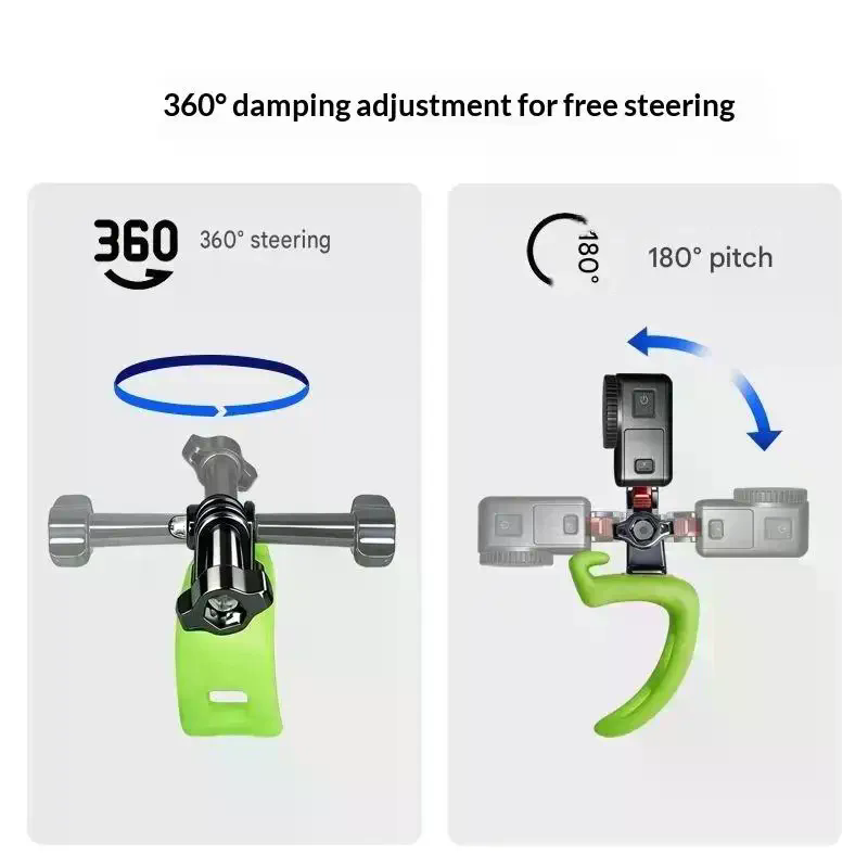 ソフトシリコンアクションカメラ固定ストラップ 1 個弾性安定 - Outdoor Adventure Videos のレビューと価格