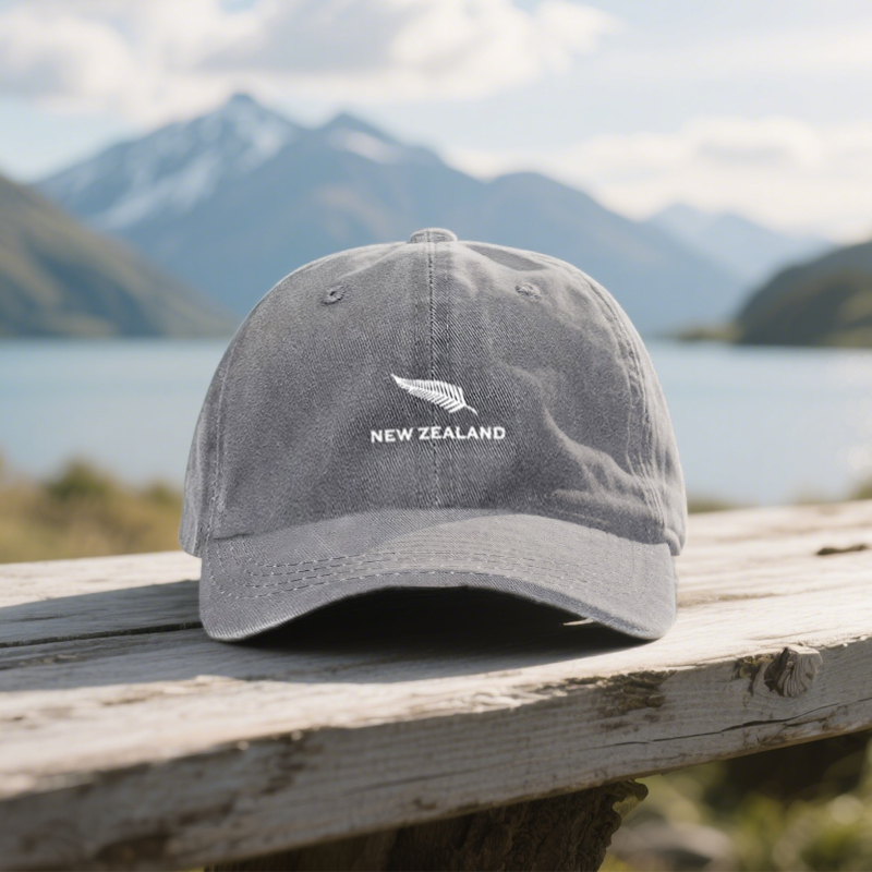 ニュージーランドテーマのヴィンテージ風ウォッシュドコットンキ - Outdoor Adventure New Zealand のレビューと価格