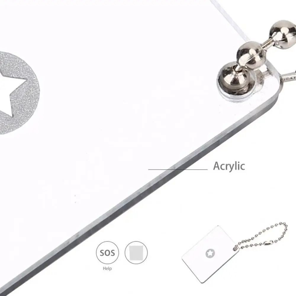 携帯用反射式屋外信号ミラー 多機能実用救助ミラー アクリル製 - Signal Mirror Rescue のレビューと価格