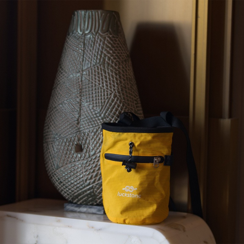 ロッククライミング用チョークバッグ ウエストハンギング マグ - Chalk Bag Bouldering のレビューと価格