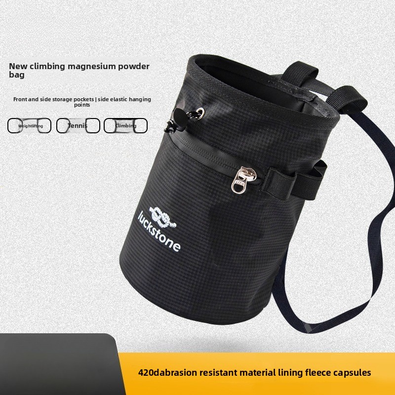 ロッククライミング用チョークバッグ ウエストハンギング マグ - Chalk Bag Bouldering のレビューと価格