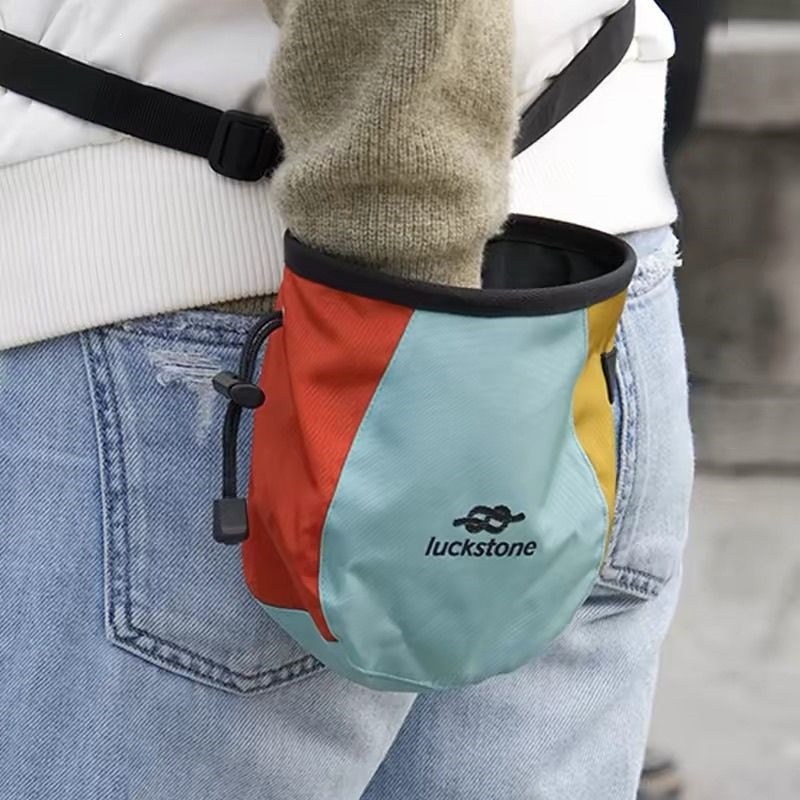 ウエストハングチョークバッグ 耐摩耗性 防水性 軽量 クライ - Chalk Bag Bouldering のレビューと価格