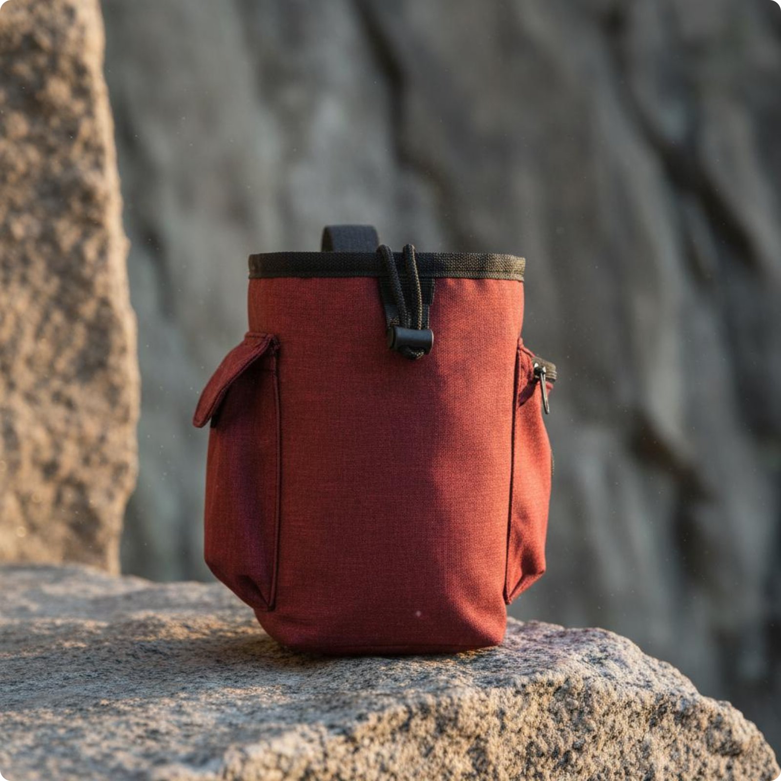 ボルダリングチョークバッグ 調節可能なベルト付き クライミン - Chalk Bag Bouldering のレビューと価格