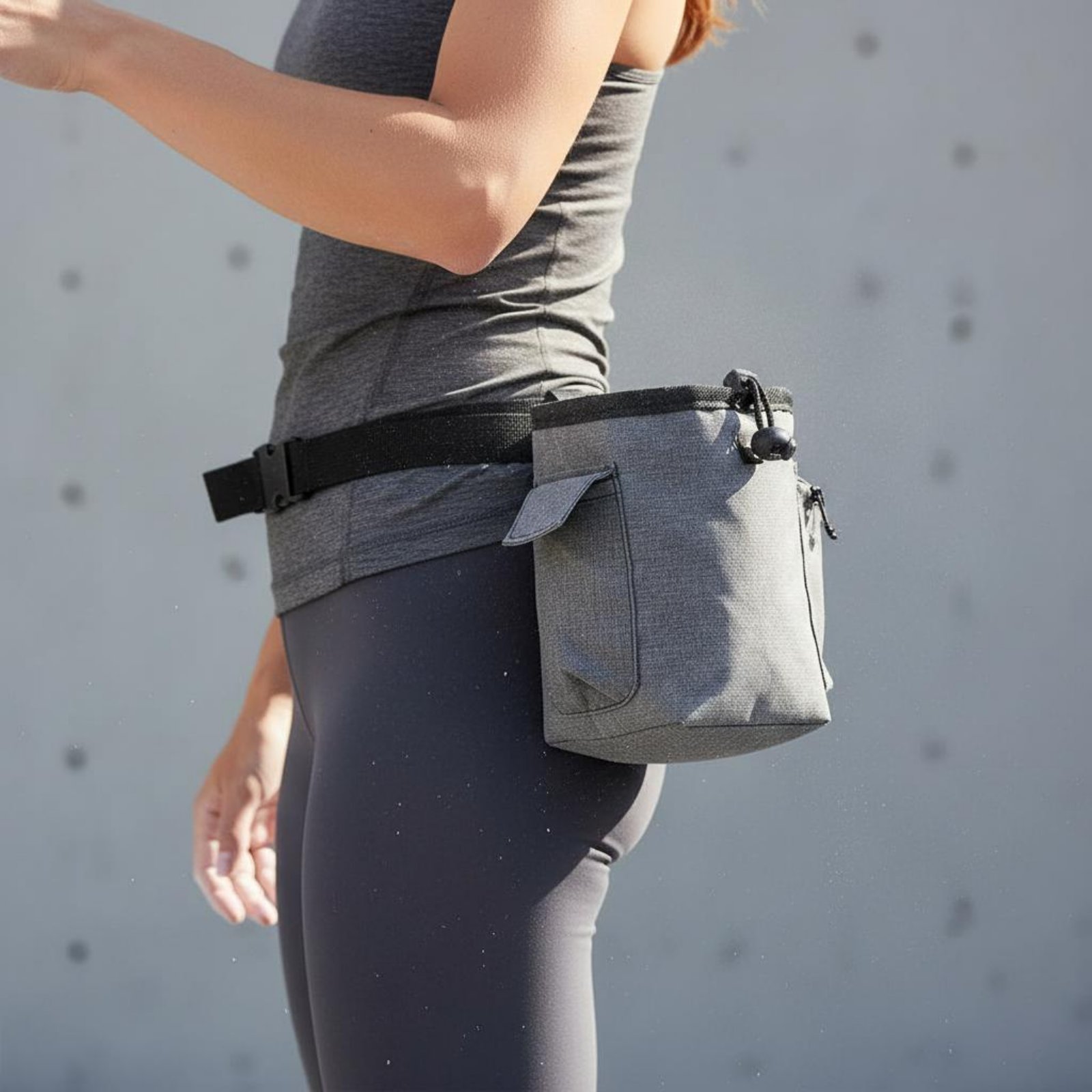 ボルダリングチョークバッグ 調節可能なベルト付き クライミン - Chalk Bag Bouldering のレビューと価格