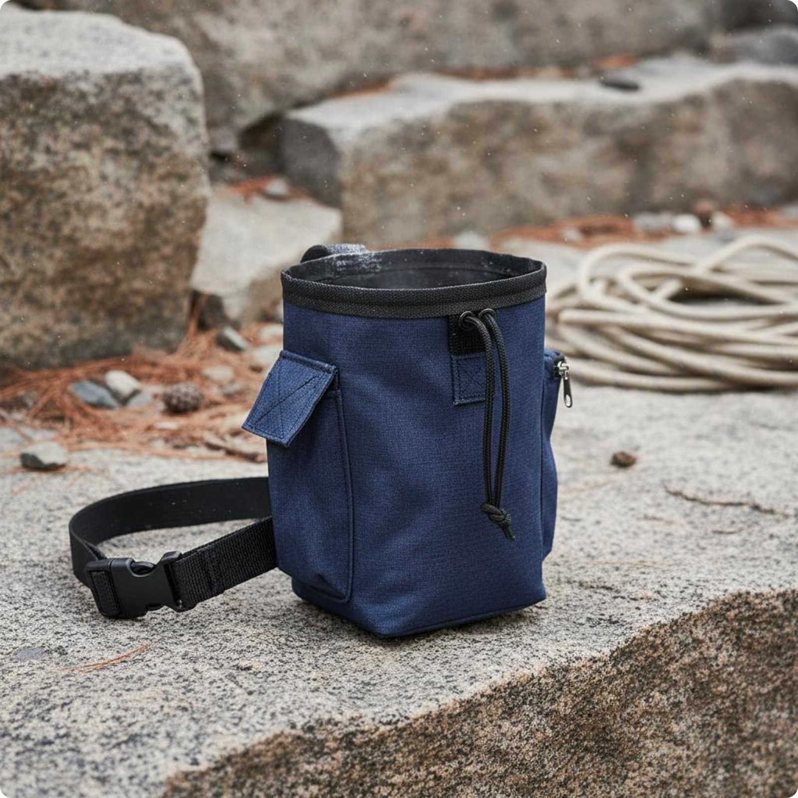 ボルダリングチョークバッグ 調節可能なベルト付き クライミン - Chalk Bag Bouldering のレビューと価格