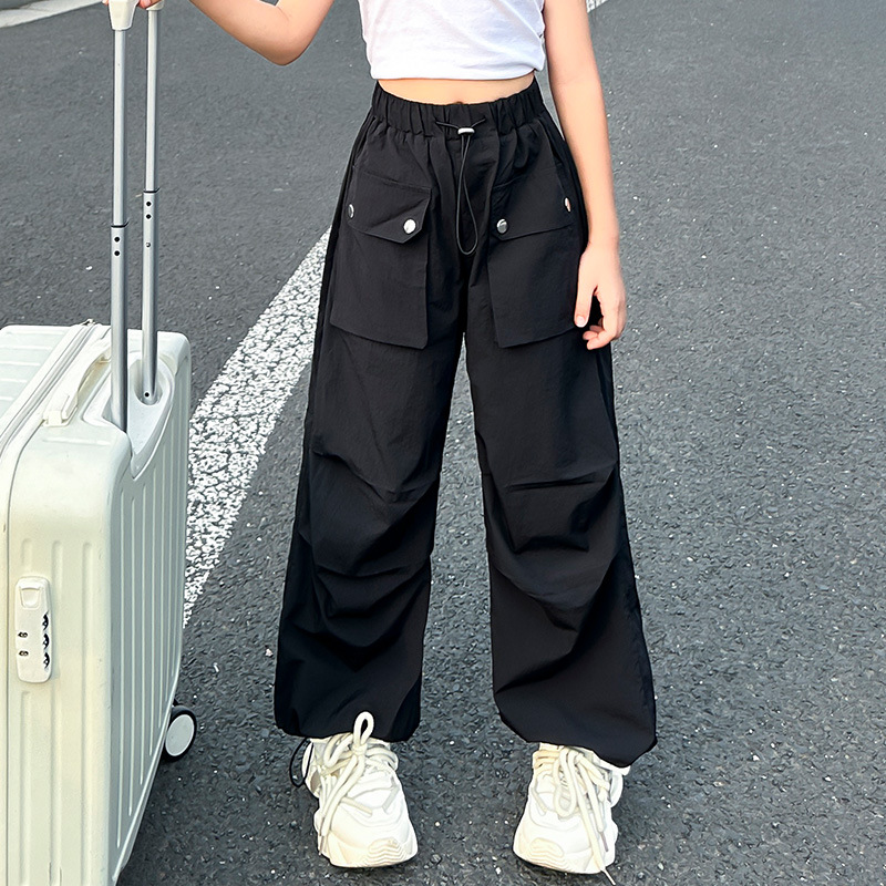 女の子用軽量防蚊カーゴパンツ、通気性のある生地、夏のアウトド - Outdoor Adventure Girl のレビューと価格